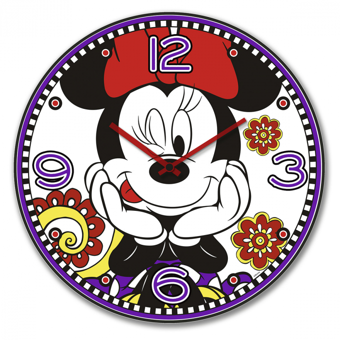 Ceas, Minnie Mouse, Sintetic, multicolor, PU 1, D. 50 cm [1]
