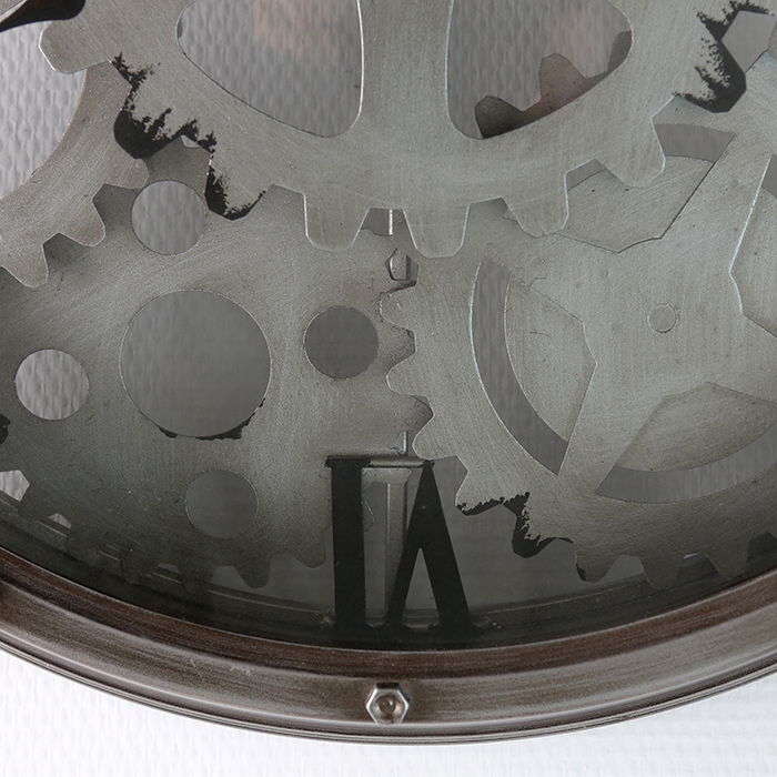 Ceas de perete LOFT, metal, 60x8 cm [5]