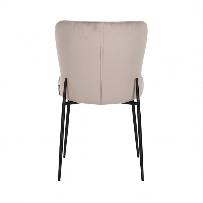 Scaun  Darby bej  / negru (rezistent la foc) [3]