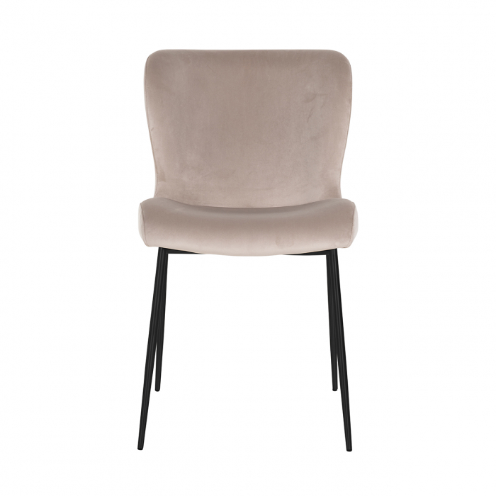 Scaun  Darby bej  / negru (rezistent la foc) [4]