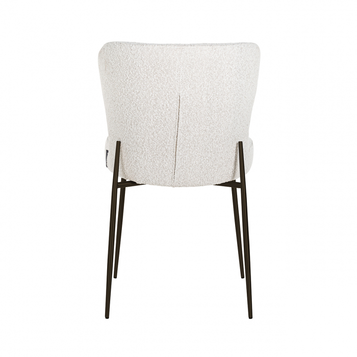 Scaun  Darby alb  bouclé / negru [3]