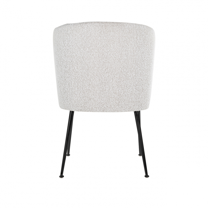Scaun Fallon alb  bouclé / negru [3]