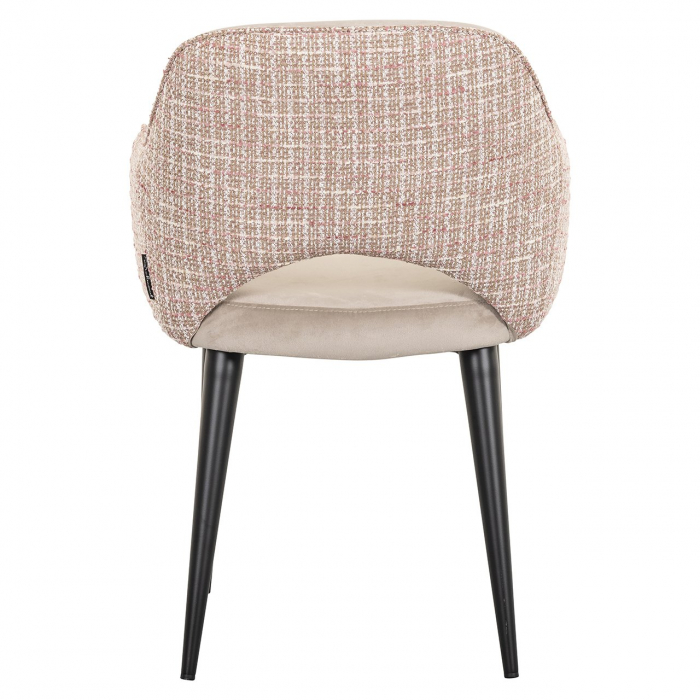 Scaun Giovanna khaki catifea/ trendy rose (Be trendy 1673 rose) [3]