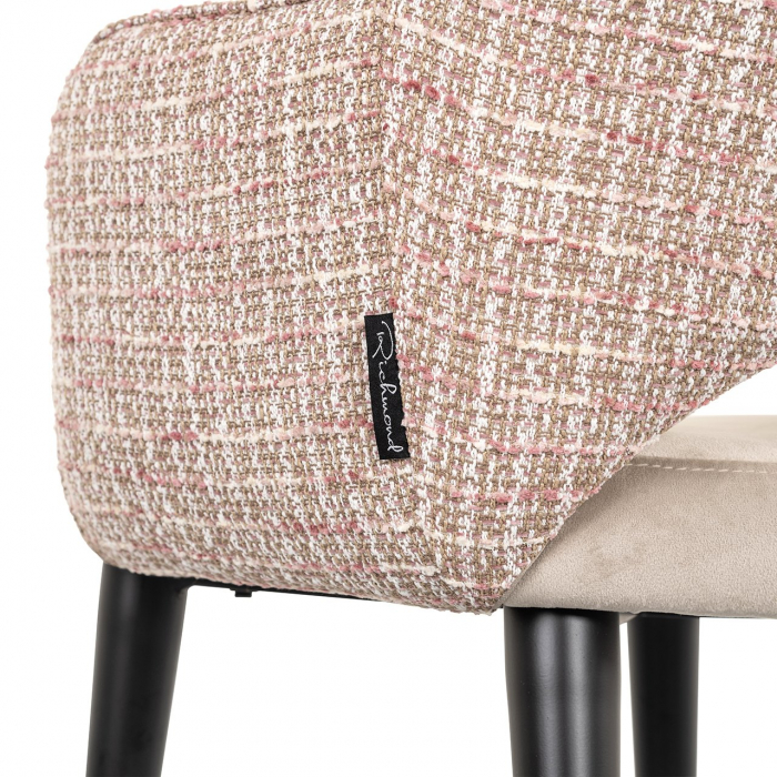 Scaun Giovanna khaki catifea/ trendy rose (Be trendy 1673 rose) [5]