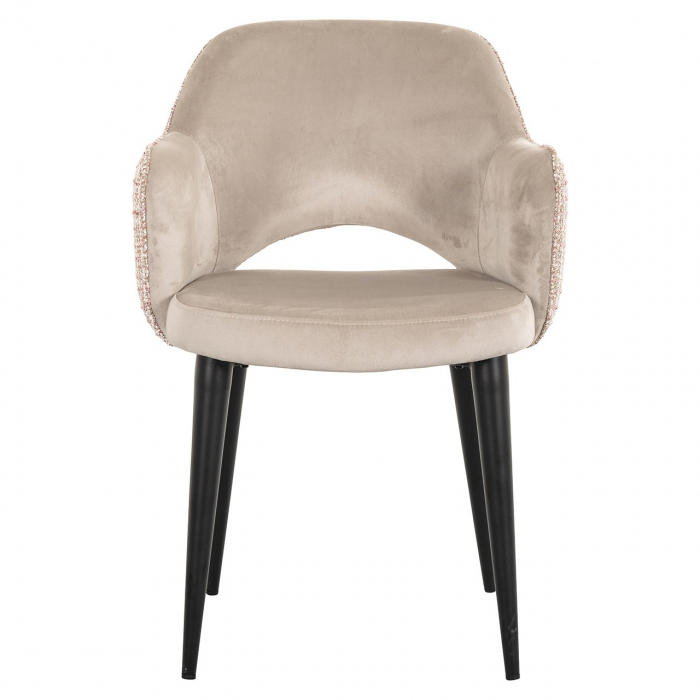 Scaun Giovanna khaki catifea/ trendy rose (Be trendy 1673 rose) [4]