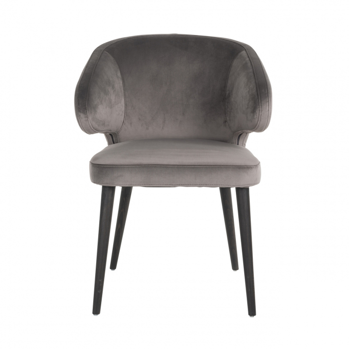 Scaun Indigo gri  catifelat [4]