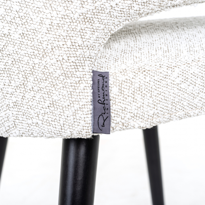 Scaun Indigo alb  bouclé [6]