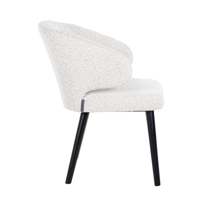 Scaun Indigo alb  bouclé [2]