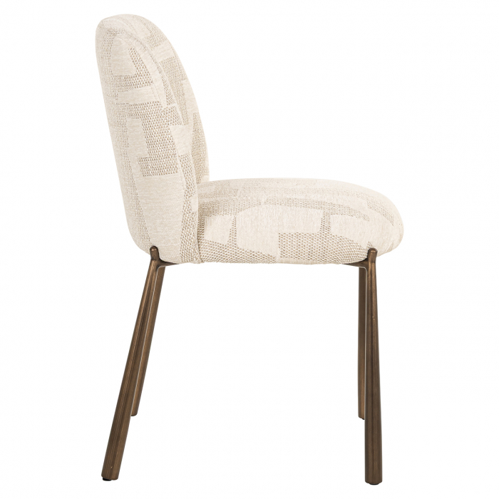 Scaun Lana (set de 2) (Grafic bej), Dims: 81.0 x 49.0 x 57.0 cm [2]