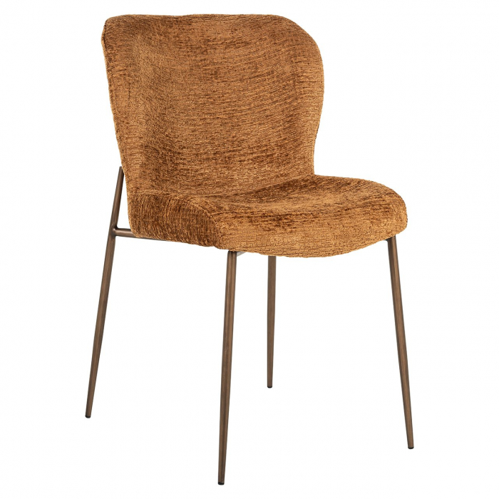 Scaun Odarby (set de 2) (cognac Fusion 28), Dims: 84.0 x 51.0 x 64.0 cm [1]