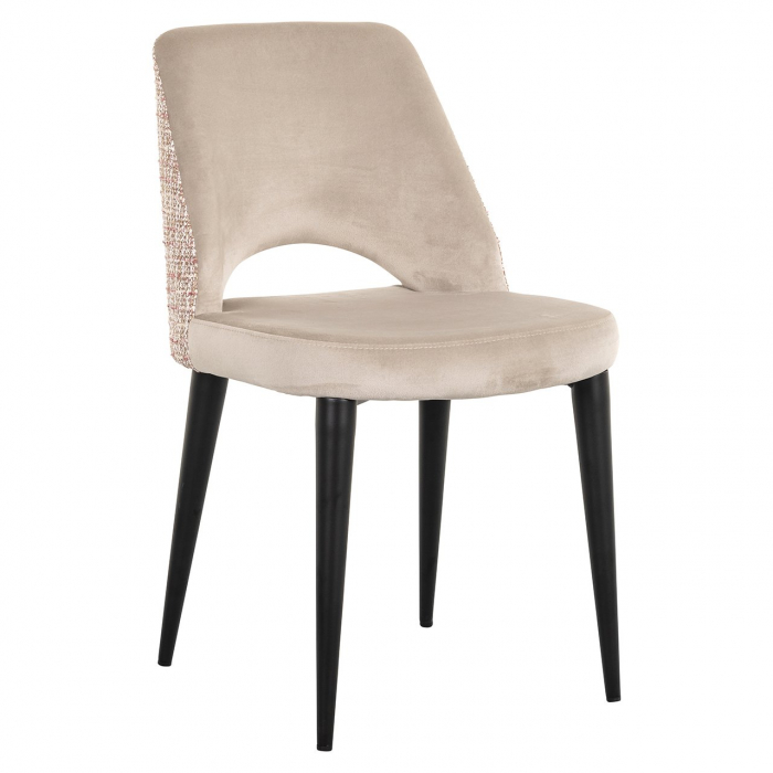 Scaun Tabitha khaki catifea/ trendy rose (Be trendy 1673 rose) [1]
