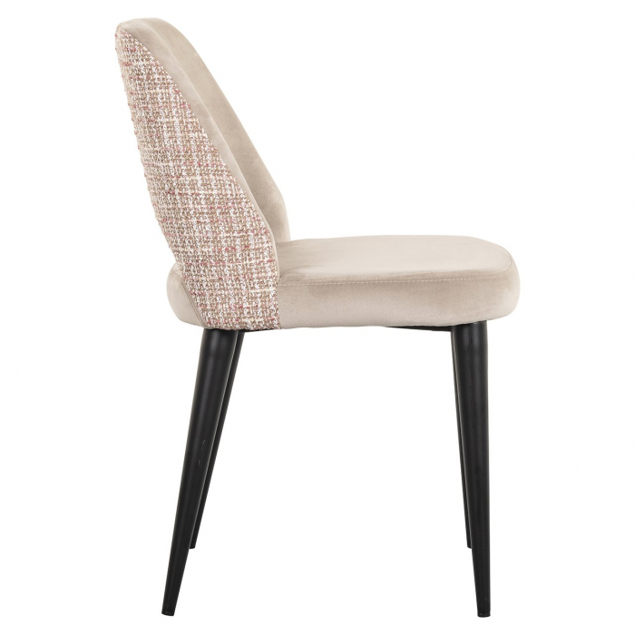 Scaun Tabitha khaki catifea/ trendy rose (Be trendy 1673 rose) [2]