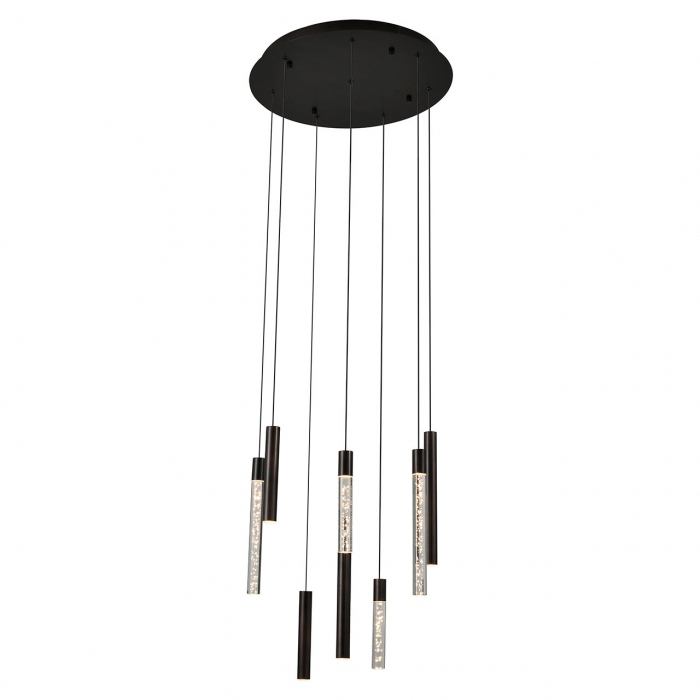 Candelabru Oxley cu 8 lămpi (bronz), Dims: 130.0 x 50.0 x 50.0 cm [1]