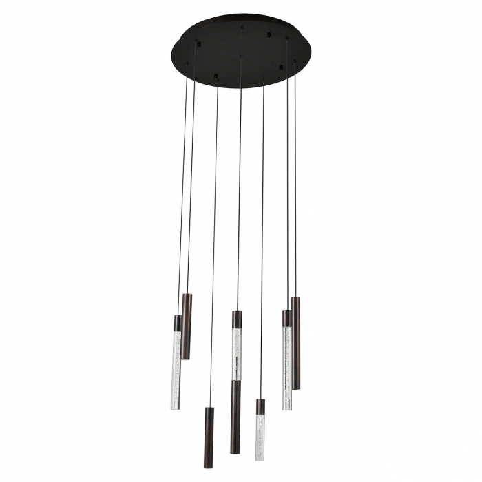 Candelabru Oxley cu 8 lămpi (bronz), Dims: 130.0 x 50.0 x 50.0 cm [2]