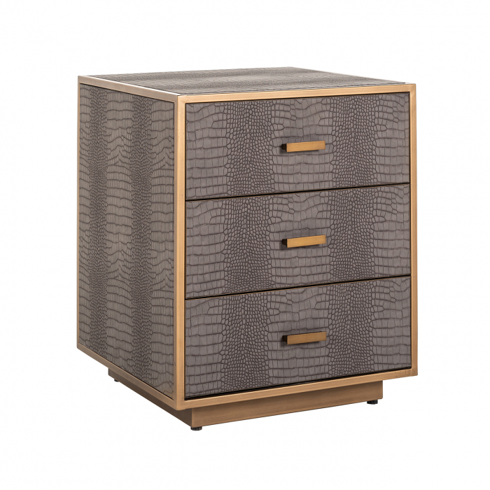 Chest of drawers Classio 3-drawers (Brushed Gold)