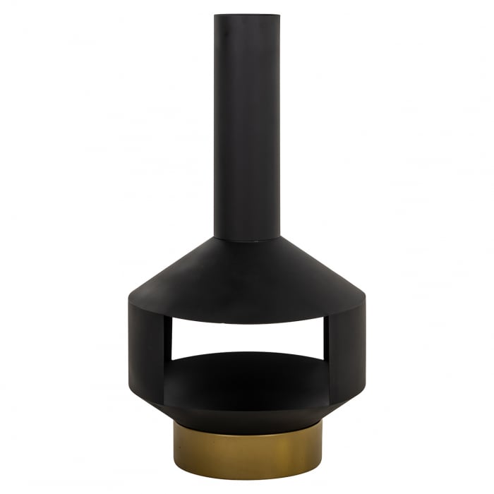 Șemineu Quinn pentru exterior (negru), Dims: 106.0 x 55.0 x 55.0 cm [2]