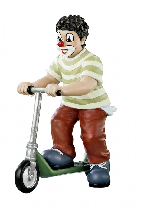 Figurina clovn, rasina, multicolor, 11x13x5 cm [2]