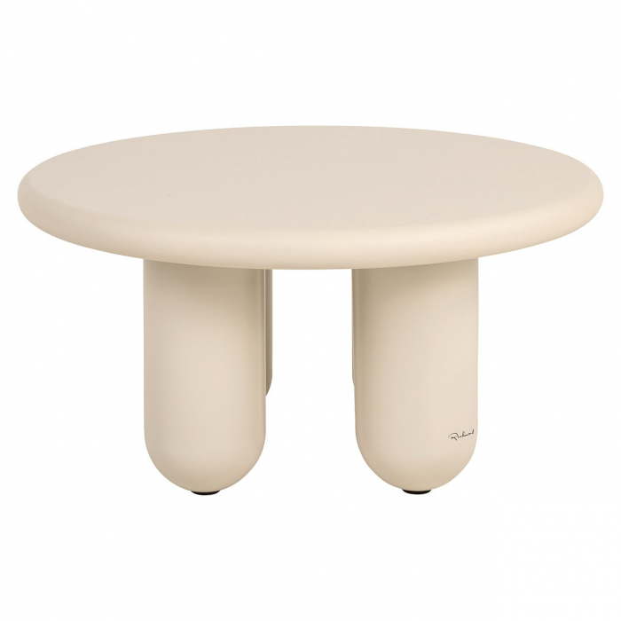 Masuta de cafea, Calma 80Ø (Bej), Dims: 40.0 x 80.0 x 80.0 cm [2]