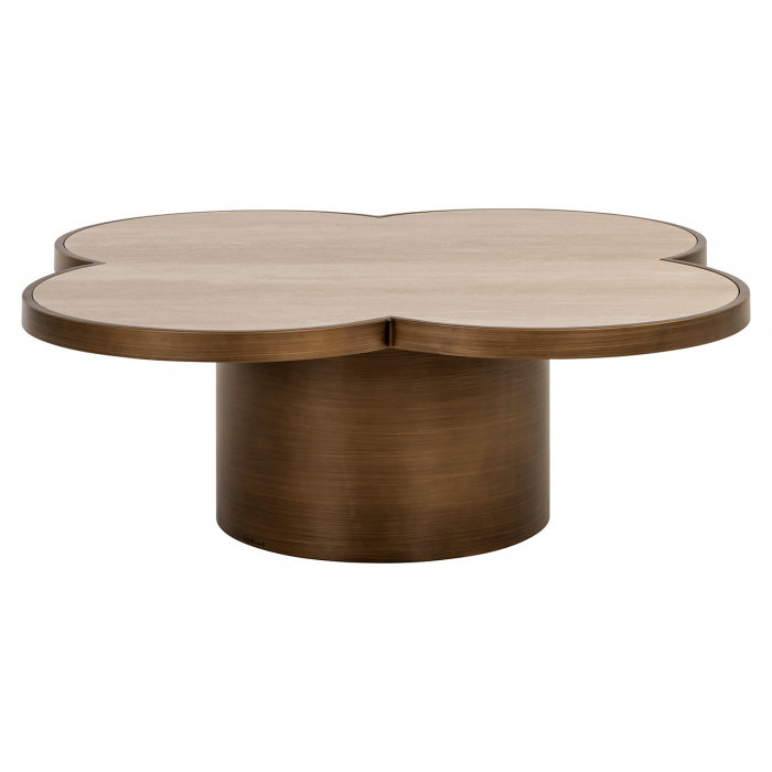 Masuta de cafea, Clover (bej), Dims: 38.0 x 120.0 x 120.0 cm [2]