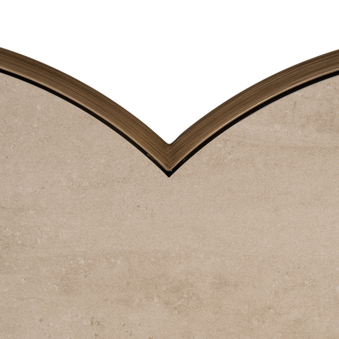 Masuta de cafea, Clover (bej), Dims: 38.0 x 120.0 x 120.0 cm [5]