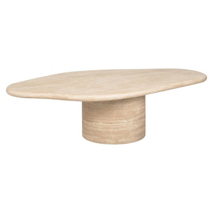 Masuta de cafea, Fictus, 130 imitație travertin (bej), Dims: 35.0 x 130.0 x 80.0 cm [1]