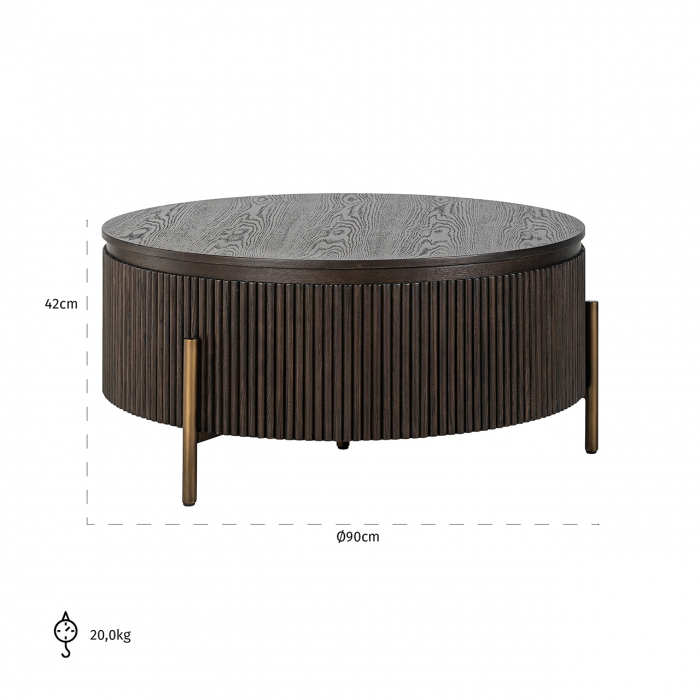 Masuta cafea Luxor 95Ø [3]