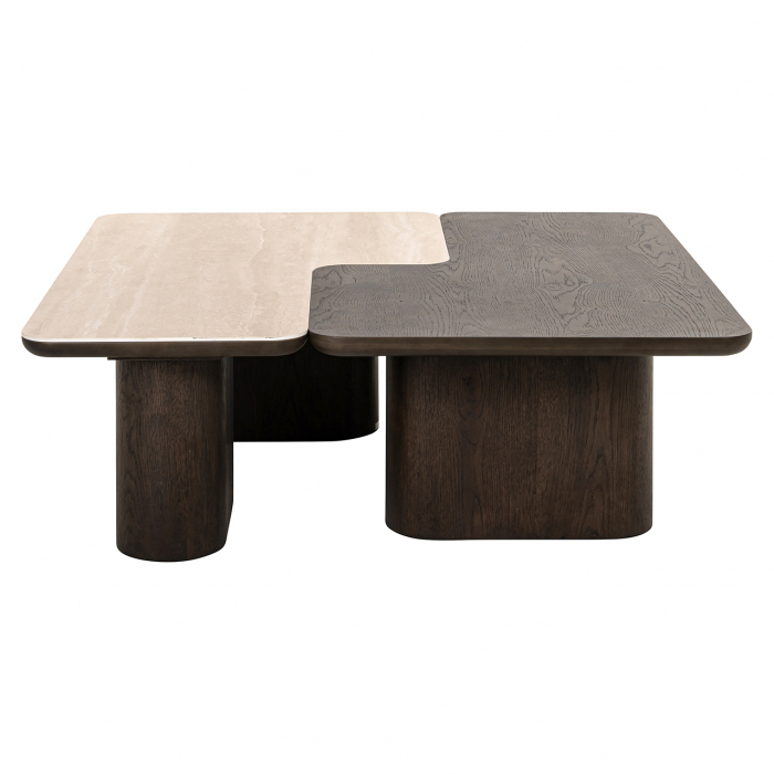 Masuta de cafea, Nando set de 2 (maro), Dims: 38.0 x 165.0 x 90.0 cm [2]