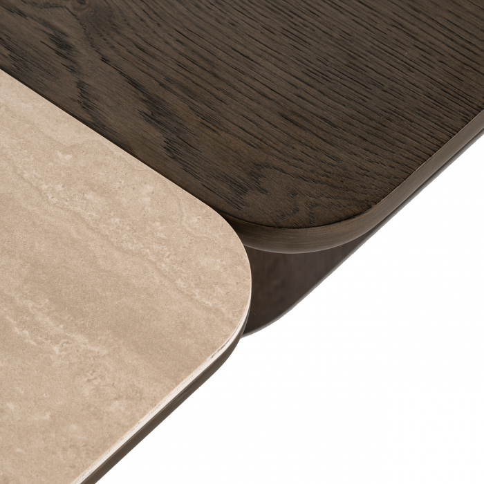 Masuta de cafea, Nando set de 2 (maro), Dims: 38.0 x 165.0 x 90.0 cm [6]