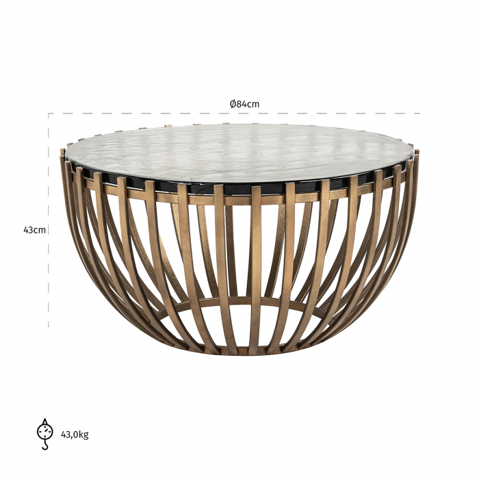 Masuta de cafea, Volante 83Ø [3]