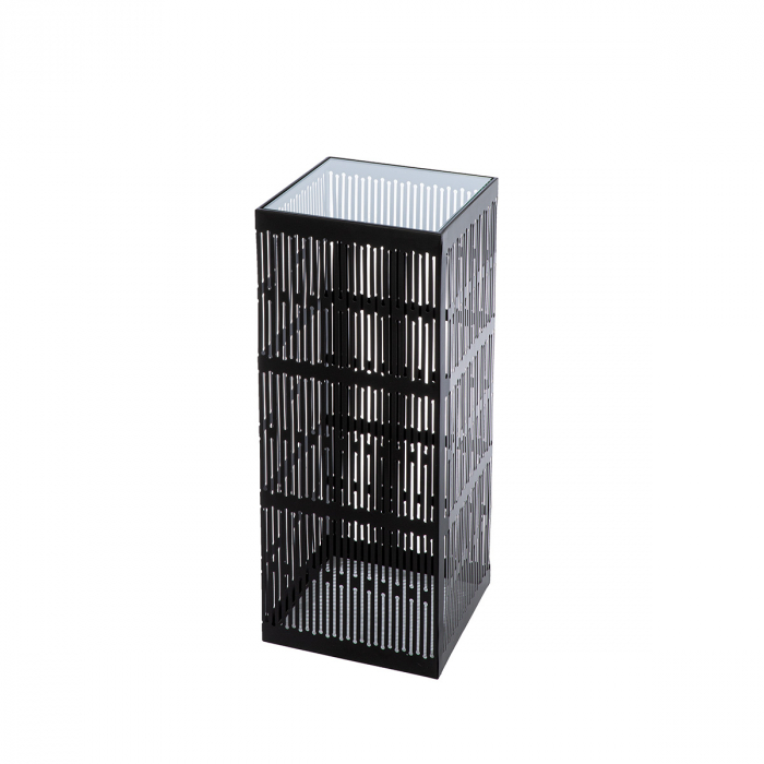 Coloana decorativa, Como, Metal, negru, PU 1, L. 27 cm, L. 27 cm, H. 70 cm [1]