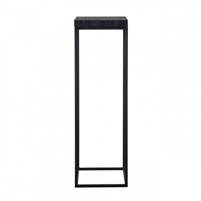 Postament Oakura, Lemn, Negru, 95X30X30 cm [2]