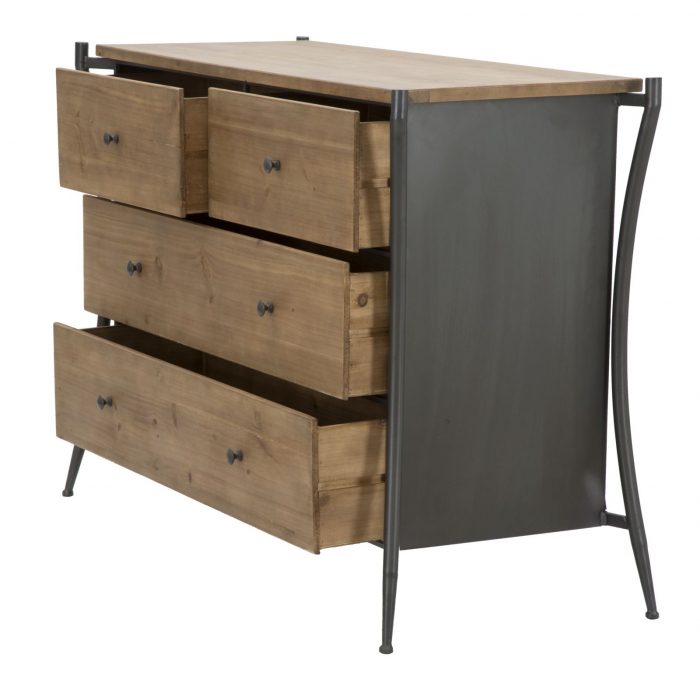 Comoda 4 sertare GLASGOW (cm) 122X49X85 [4]
