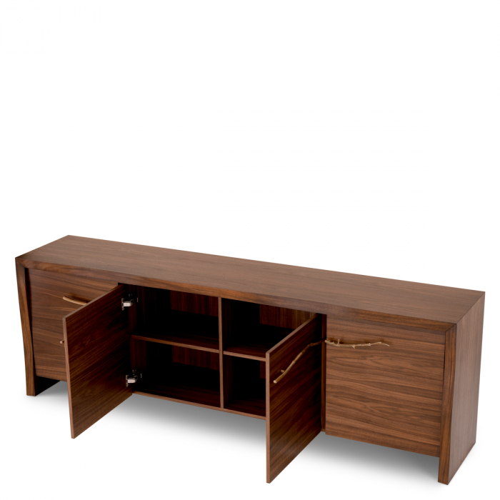 Comoda Charford, furnir din nuc, Dimensiuni: W. 240 | D. 50 | H. 79   [5]