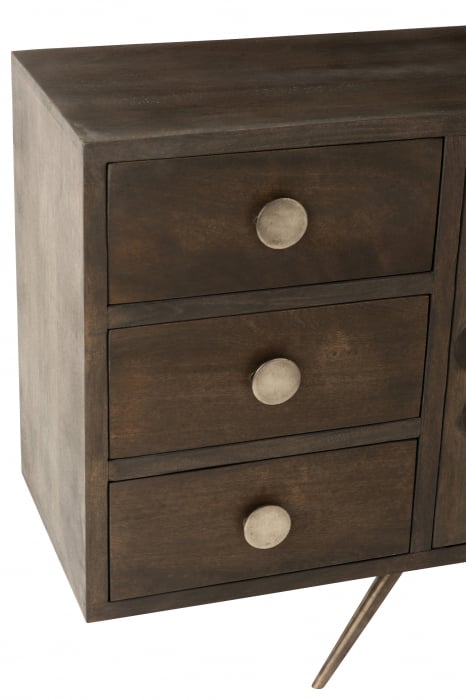 Comoda Etnic, Lemn, Maro, 150x39.5x69 cm [6]