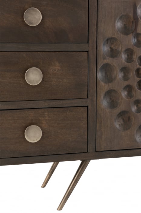 Comoda Etnic, Lemn, Maro, 150x39.5x69 cm [5]