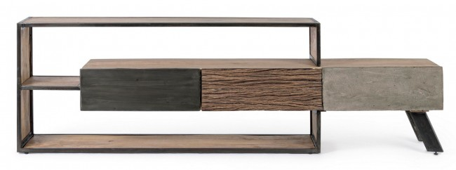 Comoda tv Manchester, Lemn, Natur, 195x38x60 [3]