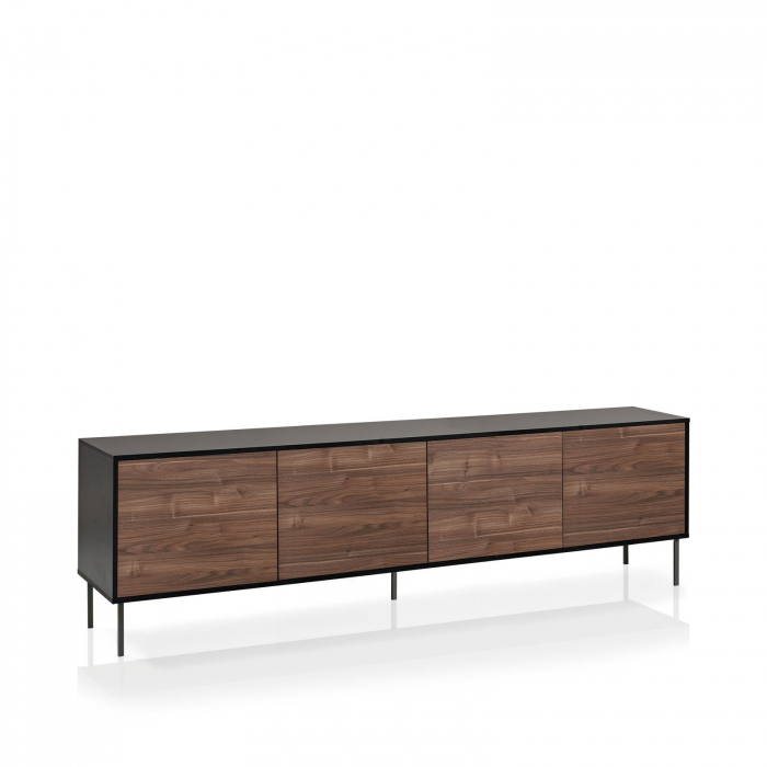 Comoda TV MILANO, Melamina, Multicolor, 238x50x72 cm lotusland.ro imagine noua elgreco.ro