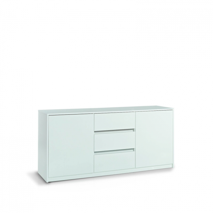Comoda TV PANAREA, Melamina, Alb, 180x50x83 cm lotusland.ro imagine noua elgreco.ro