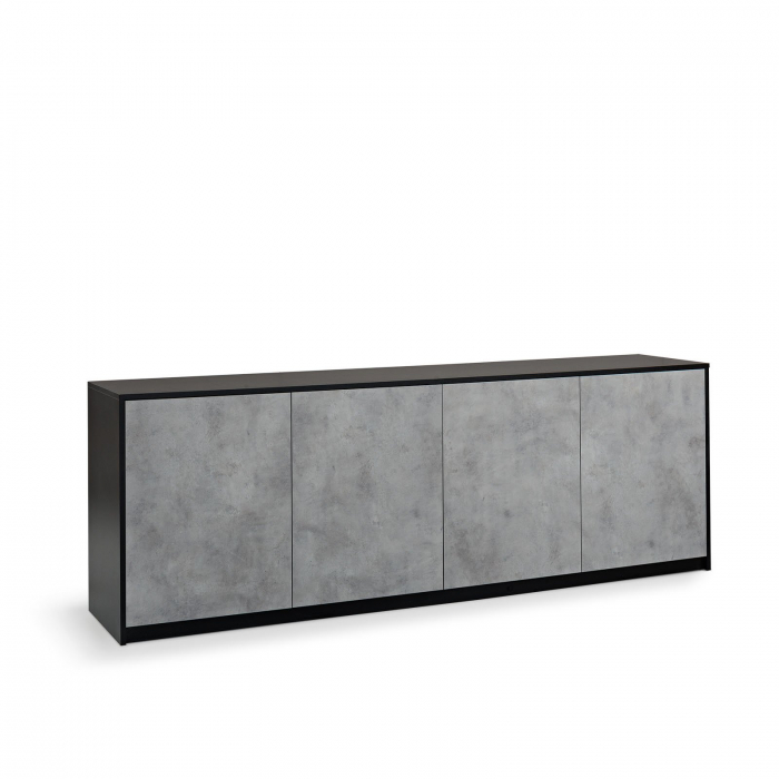 Comoda TV TUX, Melamina, Multicolor, 238x50x83 cm lotusland.ro imagine noua elgreco.ro