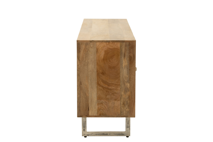 Comoda Weaving, lucrata manual, , Lemn, Natural, 170x45x80 [3]