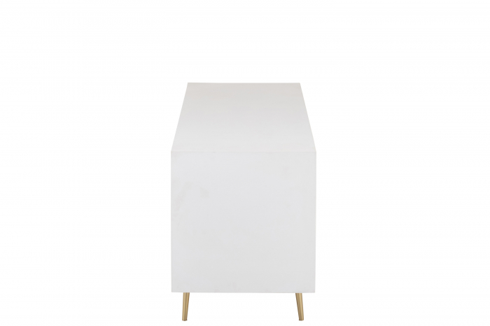 Comoda Wood, Lemn, Alb, 150x45x59 cm [3]