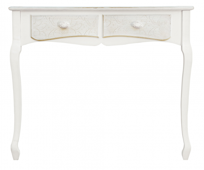 Consola Clorine, MDF, Alb, 90x40x78 cm [2]