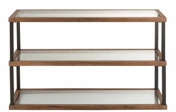 Consola, Sticla, Maro, 132x46x79 cm [2]