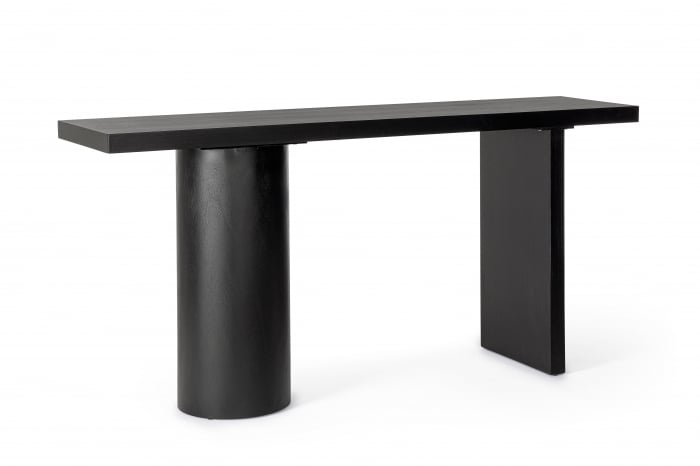 Consola Empire, Negru, MDF/ furnir brad, 160 - 40 - 80h cm [1]