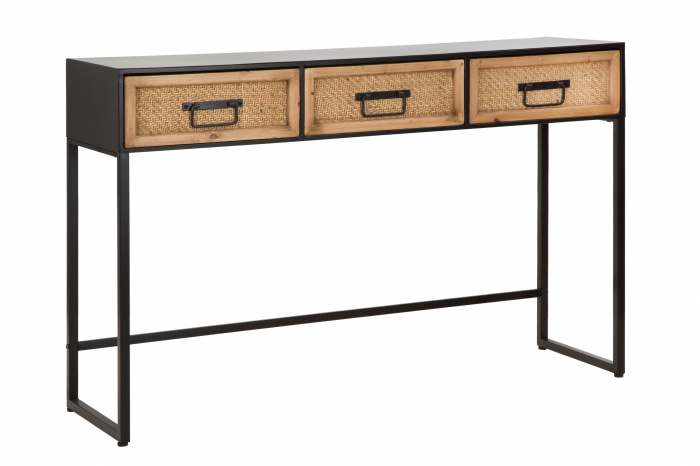 Consola Hanoi, Fier/MDF, Multicolor, 78x120x35 cm [2]