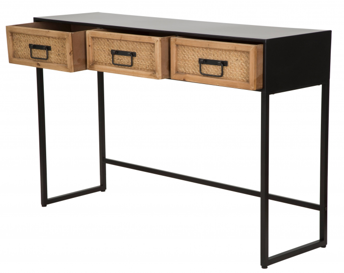 Consola Hanoi, Fier/MDF, Multicolor, 78x120x35 cm [9]