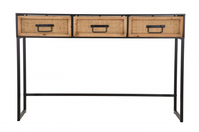 Consola Hanoi, Fier/MDF, Multicolor, 78x120x35 cm [10]