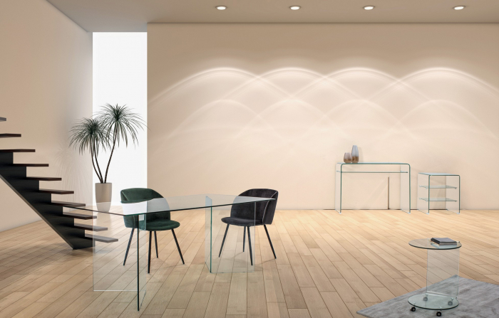 Consola Iride Rect, Sticla, Transparent, 110x35x75 cm [6]