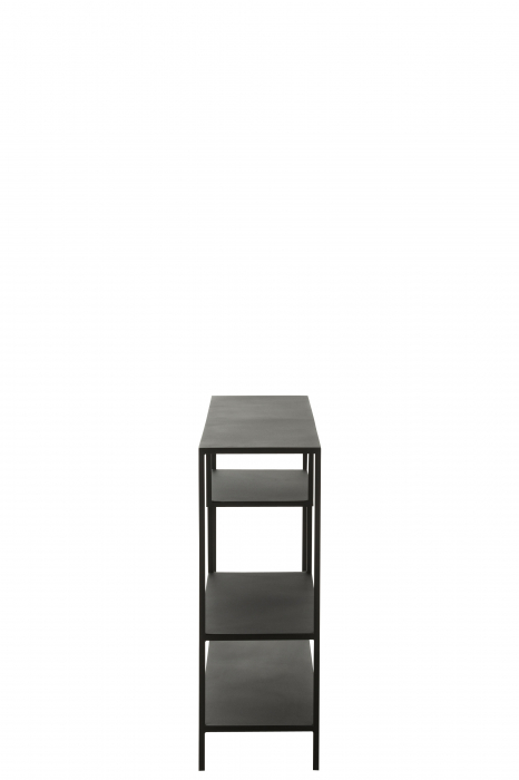 Consola Irregular, Metal, Negru, 120x30x81.5 cm [3]