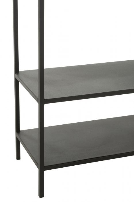 Consola Irregular, Metal, Negru, 120x30x81.5 cm [4]